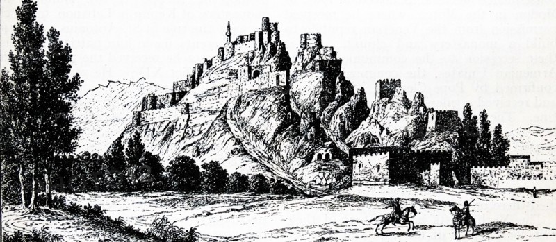 Engraving depicting Van Fortress