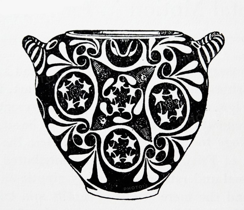 Kamares pottery vase from Knossos