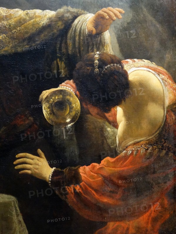 Rembrandt, Belshazzar's Feast (detail)