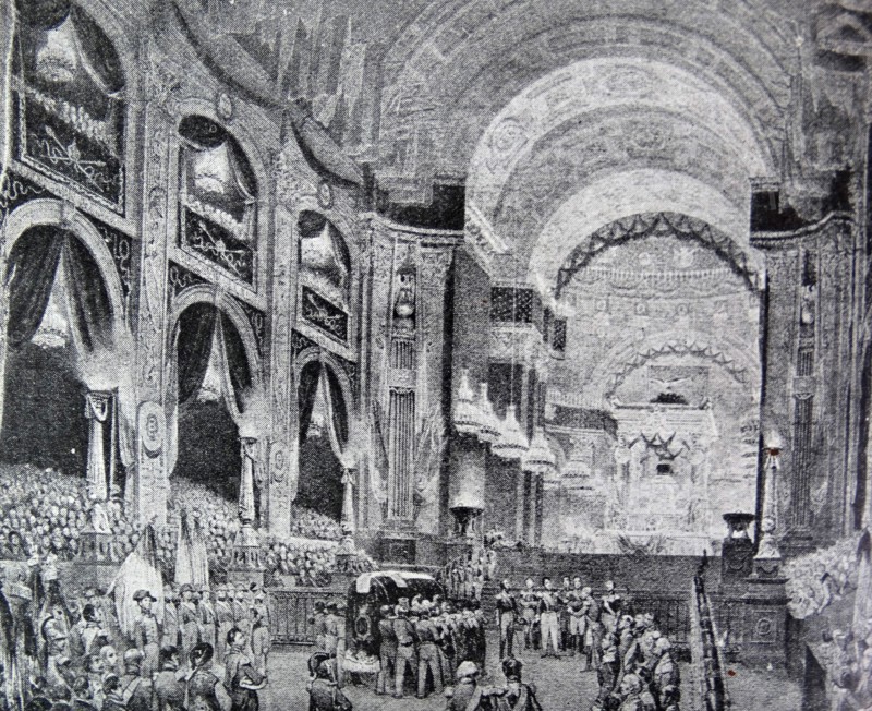 The Reception of Napoleon's Body at the Church of the Invalides