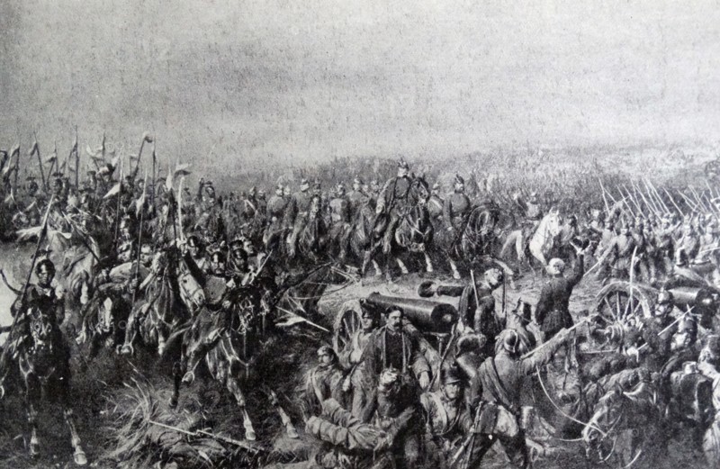 King William of Prussia during the Battle of Königgrätz
