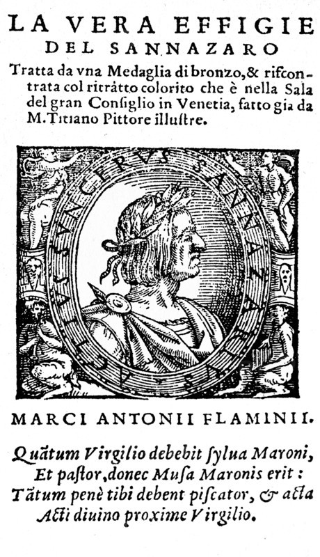 Page from the 'Arcadia' by Jacopo Sannazaro