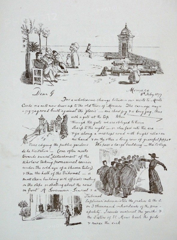 Illustrated letter by Randolph Caldecott