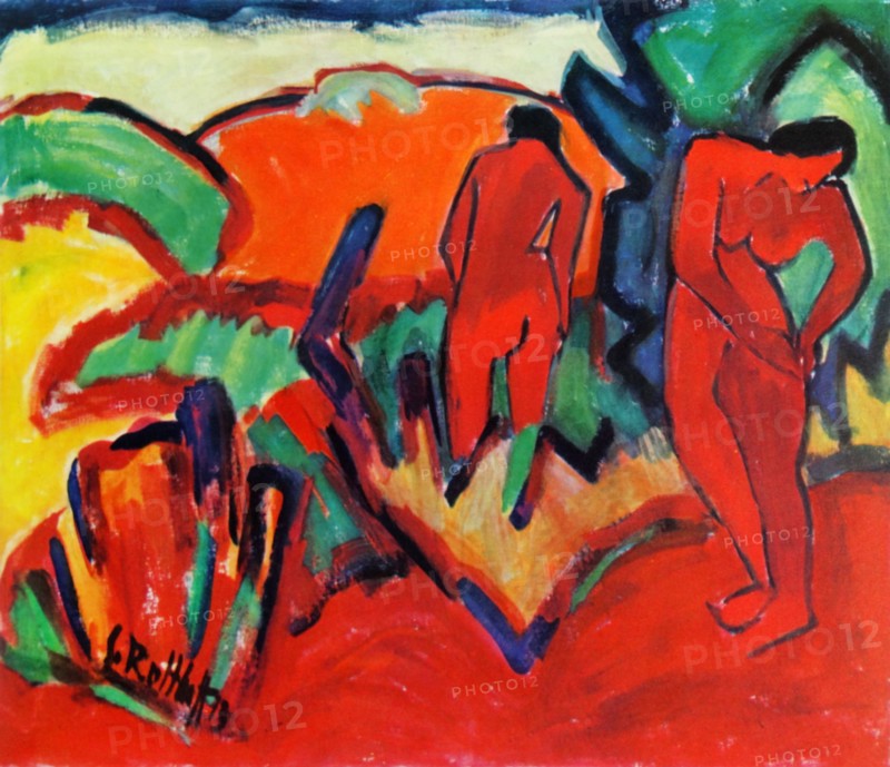 Schmidt-Rottluff, Sommer, nogenmodeller