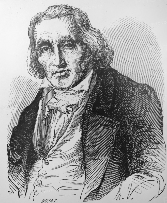 Joseph-Marie JACQUARD - 1752-1834 from Louis Figuier Lee Grandes Inventions