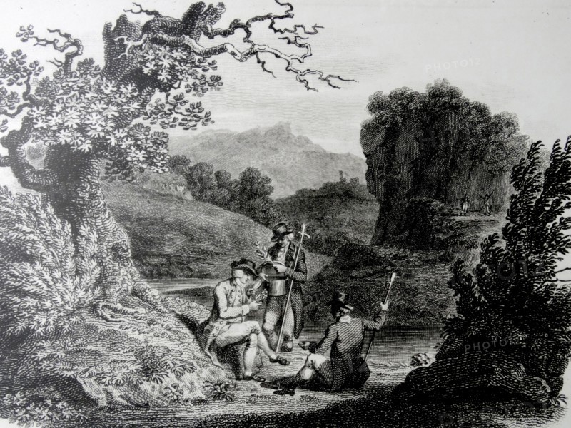 Facsimile of frontispiece of William Curtis