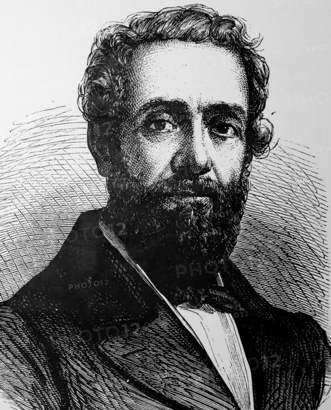 French engineer - Artesian wells from Louis Figuier Les Merveilles de la science