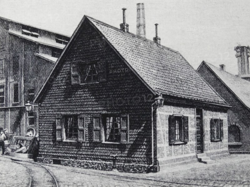 Cottage in Essen in which Alfred KRUPP