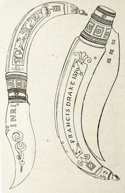 Clasp knife of Sir Francis Drake.