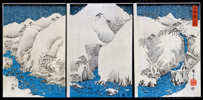 Mountains and rivers on the Kiso Road