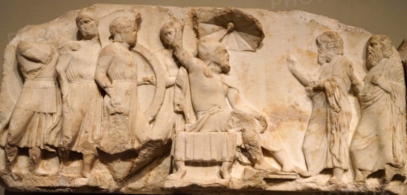 Detail from the Nereid Monument