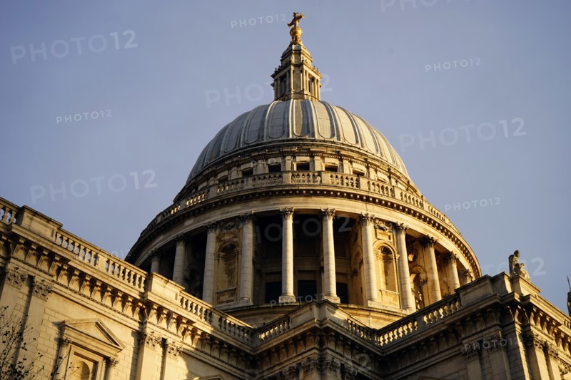 View of St Paul's Cathedral designed by Sir Christopher Wren