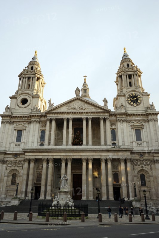 View of St Paul's Cathedral designed by Sir Christopher Wren