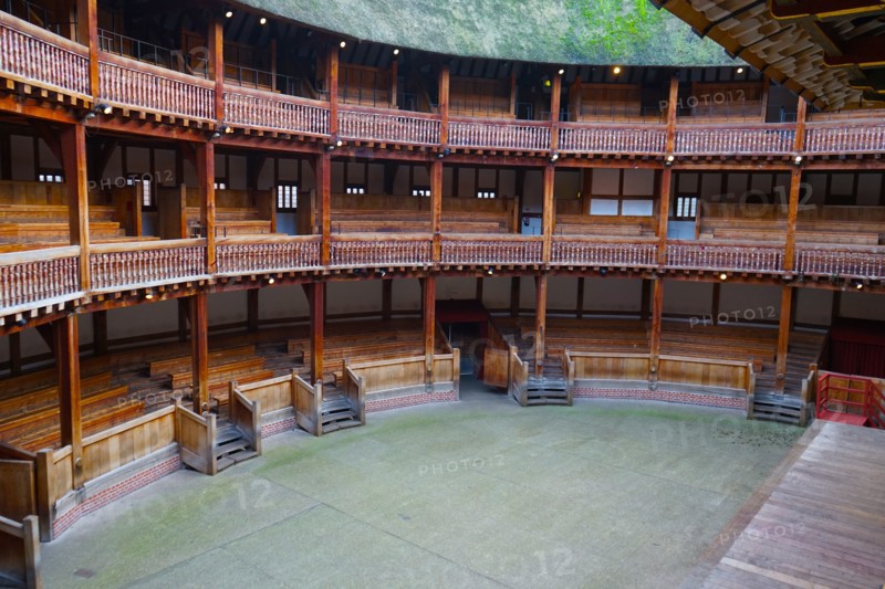 Interior of the Globe Theatre London