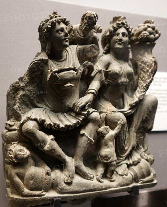 Sculpture of Hariti and Panchika