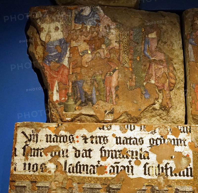 Wall painting from St Stephen's Chapel