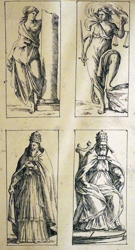17th Century tarot cards by Giuseppe Maria Mitelli