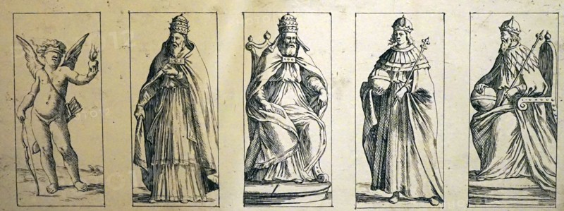 17th Century tarot cards by Giuseppe Maria Mitelli