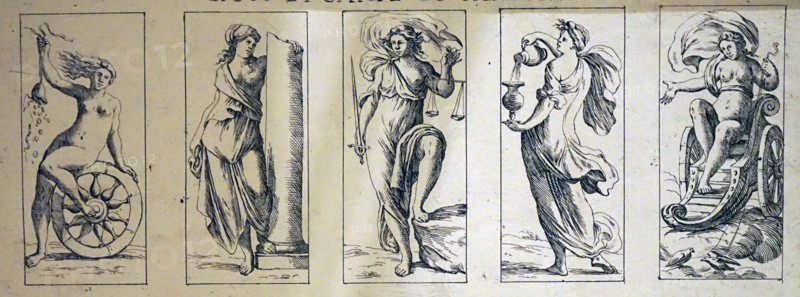17th Century tarot cards by Giuseppe Maria Mitelli