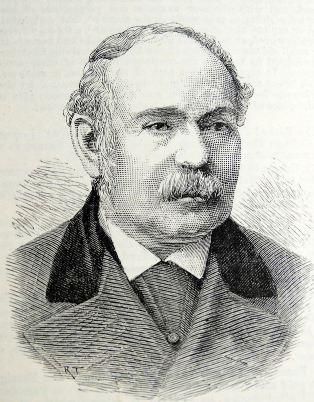 Engraved portrait of Major-General W M H Dixon