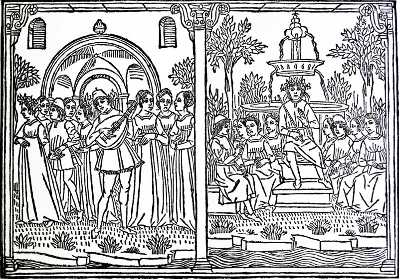 Scene from The Decameron