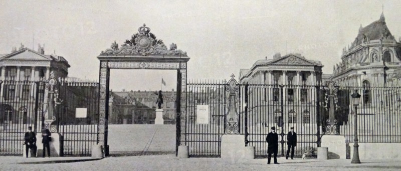 Photographic print depicting the Principal Façade of the Palace of Versailles