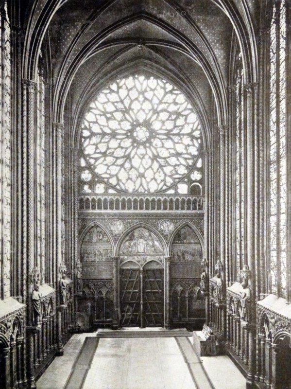 Interior of Sainte-Chapelle