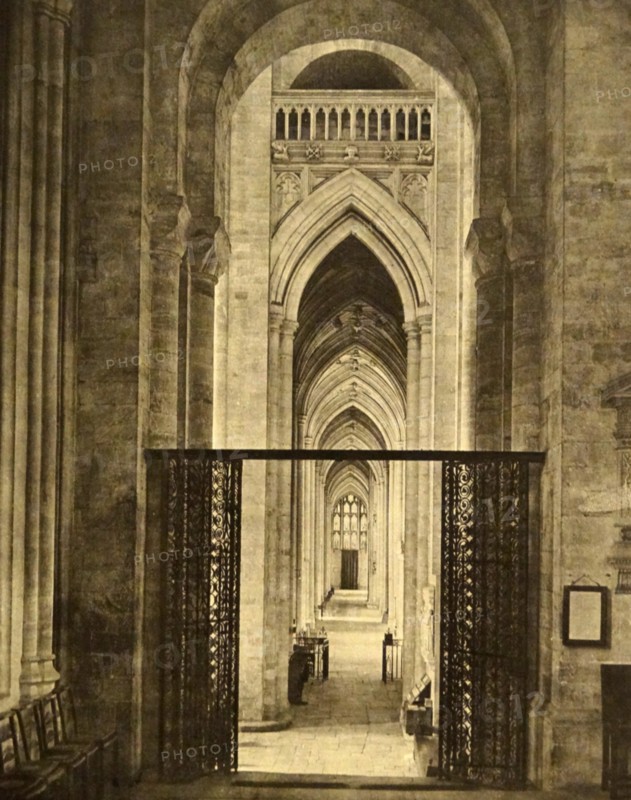 Interior of Winchester Cathedral
