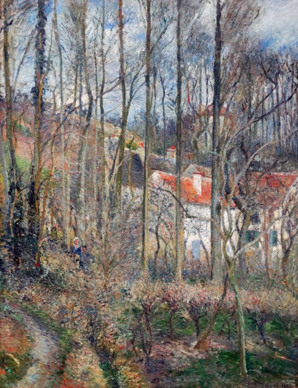 The Côte des Bœufs at L’Hermitage' by Camille Pissarro