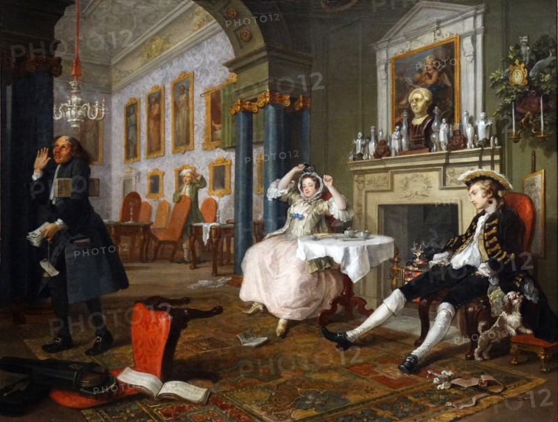 Marriage à-la-mode: 2. The Tête à Tête' by William Hogarth