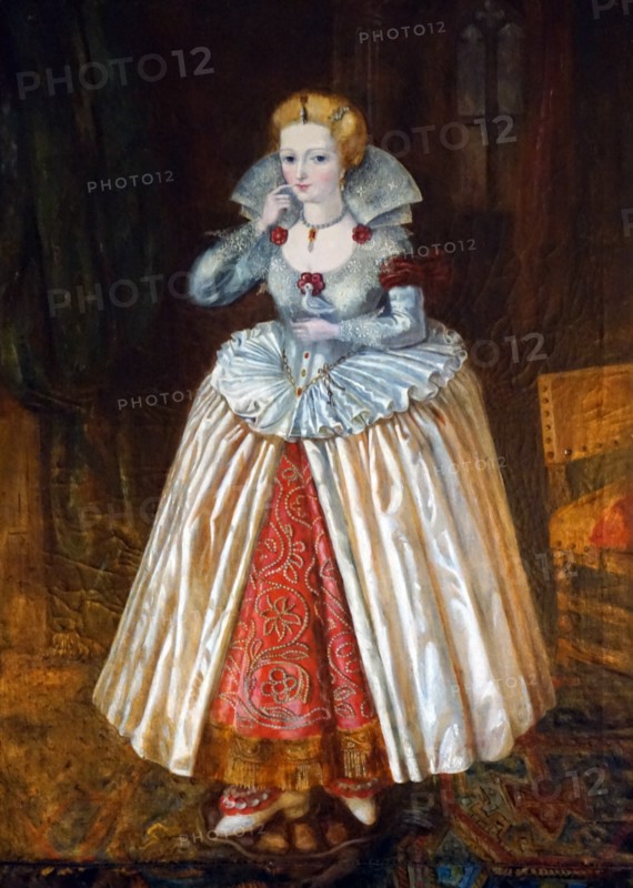 Portrait of 'Perfect Wife' by an anonymous Tudor artist