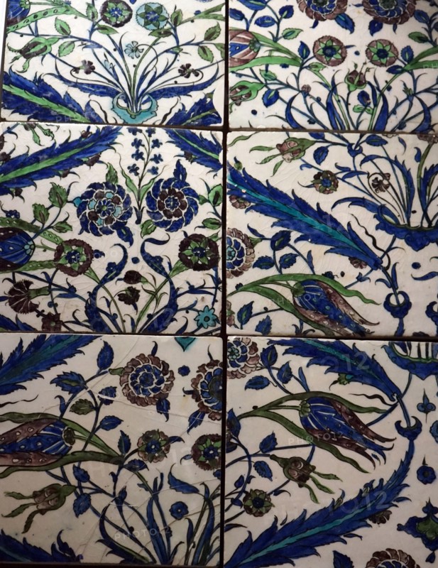 Damascus tiles from Syria