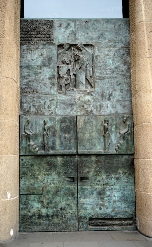 Exterior of the Basílica i Temple Expiatori de la Sagrada Família