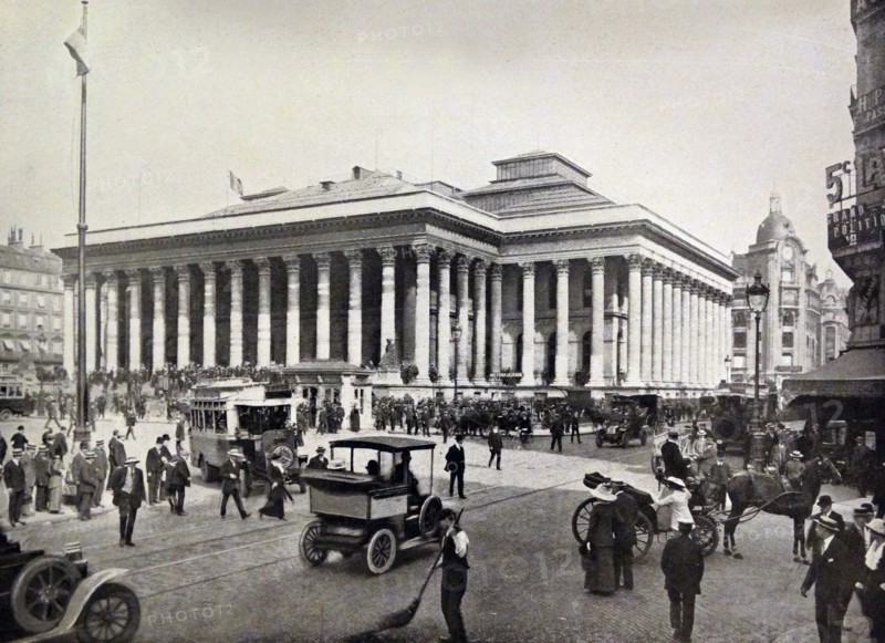 Exterior of the Paris Bourse