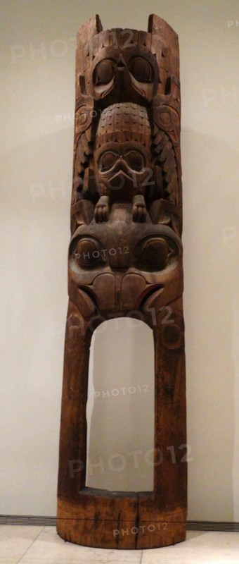 House frontal pole from a Haida House
