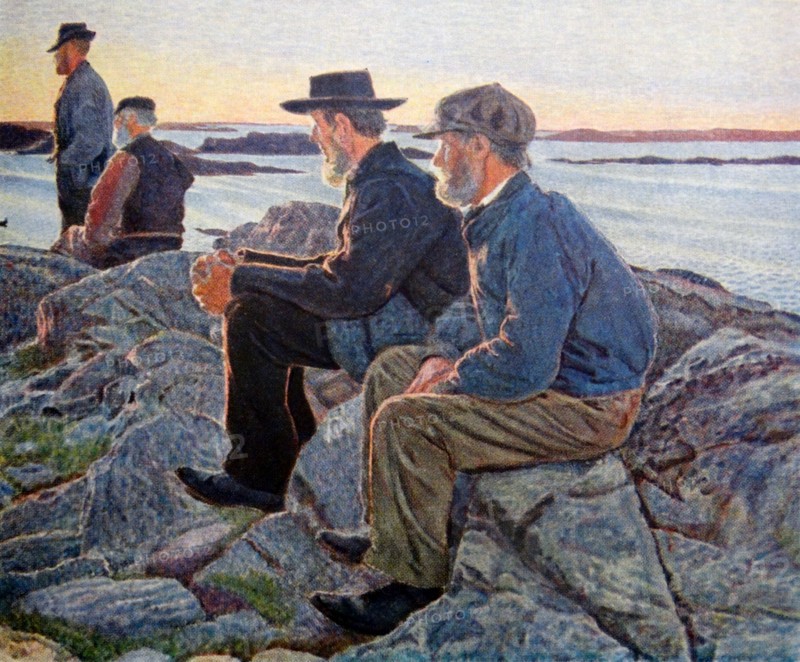 On the mountain' by Carl Wilhelmson
