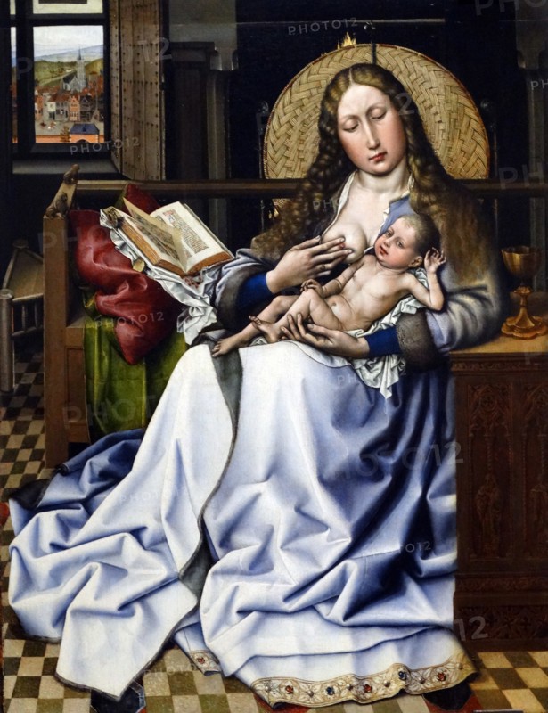 The Virgin and Child before a Firescreen'