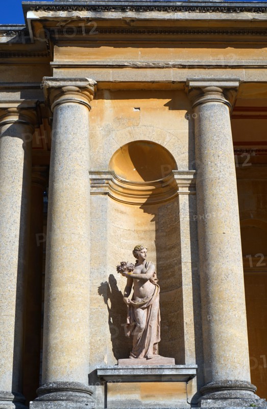 Detail from the exterior of Blenheim Palace