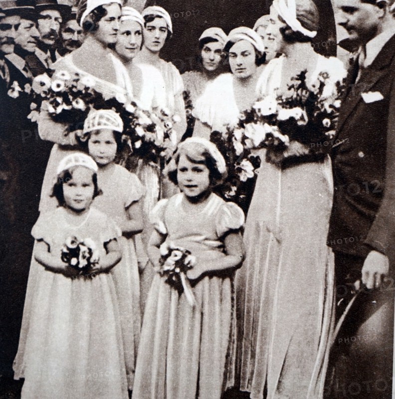 Wedding day of Lady May Cambridge and Captain Henry Abel Smith