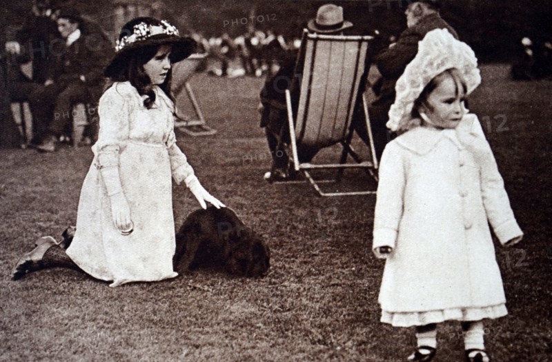 Lady Elizabeth Bowes-Lyon at Glamis Castle