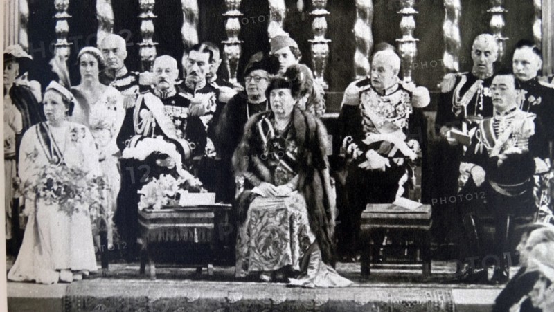 Queen Wilhelmina of the Netherlands during her 40th anniversary of being regent