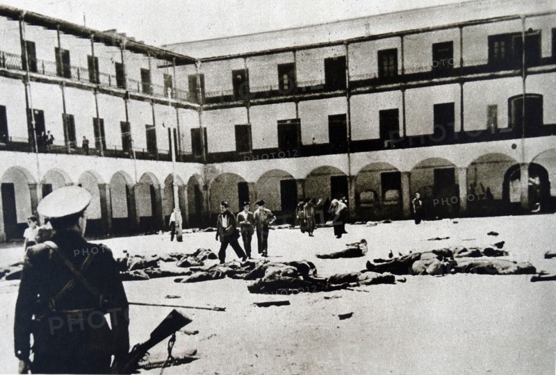 spanish Republicans killed during the opening stages of the Spanish Civil War. 1936