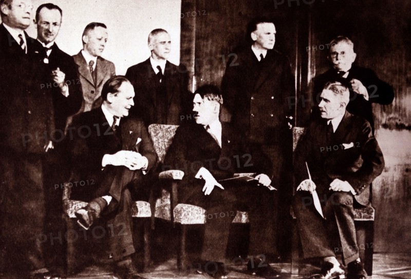 Adolf Hitler and other members of the Reich Cabinet