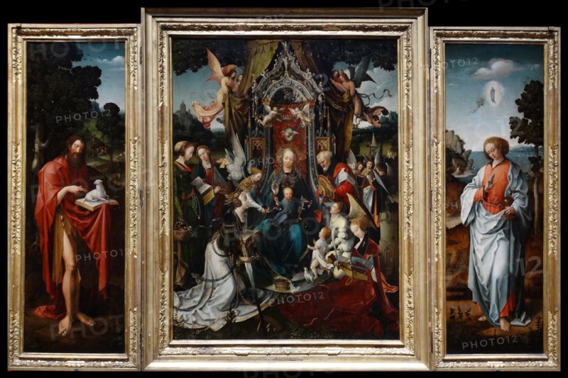 The Virgin and Child Enthroned
