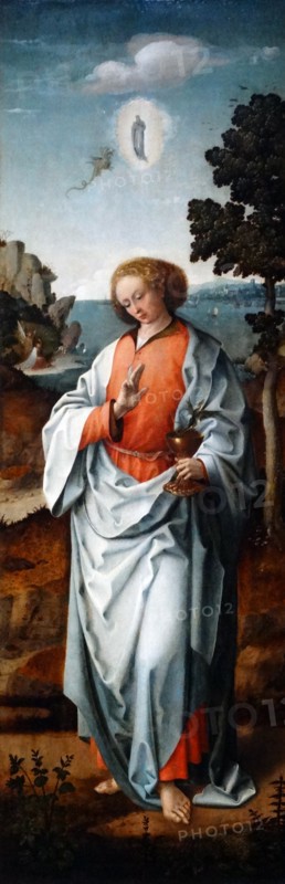 Detail from the 'The Virgin and Child Enthroned