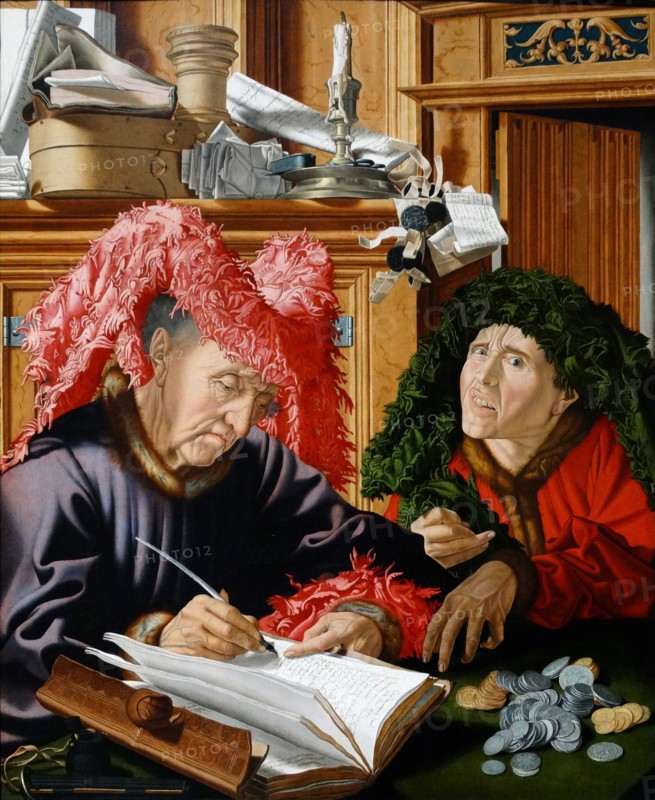 Two Tax-Gatherers' by Marinus van Reymerswaele