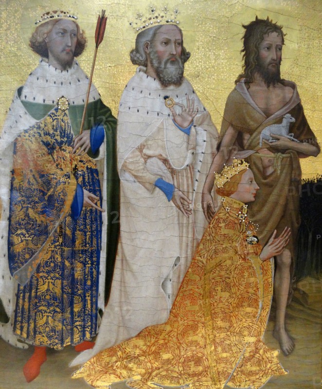 The Wilton Diptych by an Unknown Artist.
