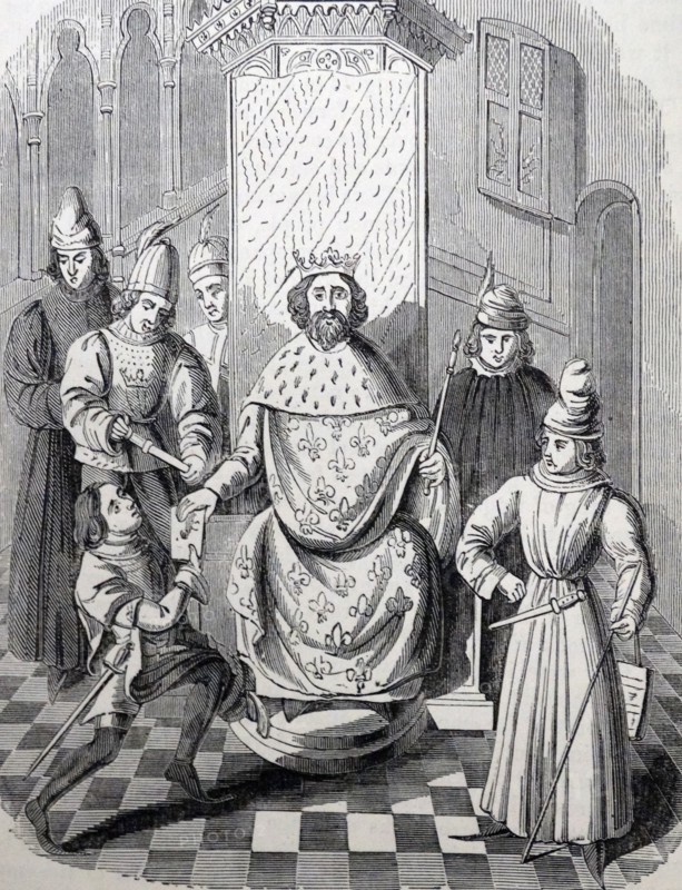 Engraved portrait of Edward