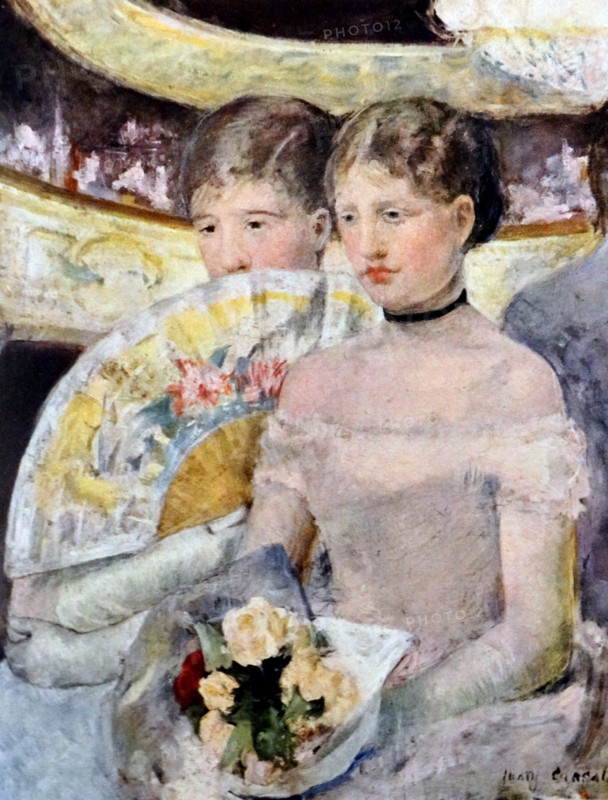 The Lodge' by Mary Cassatt
