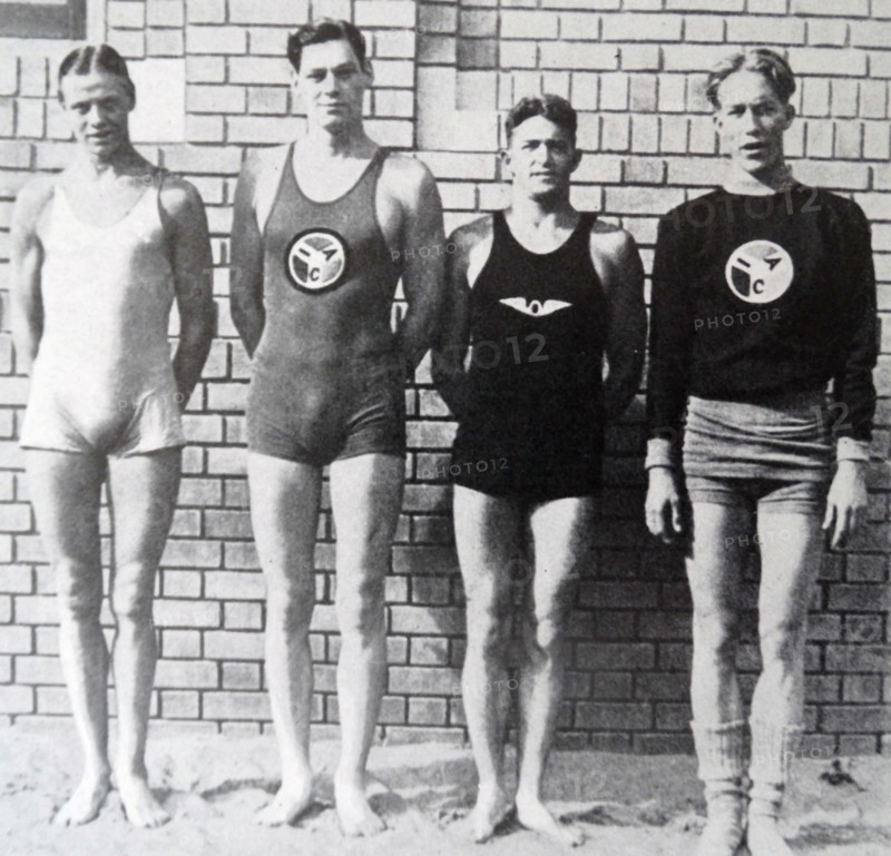 swimmers at Flatenbadet